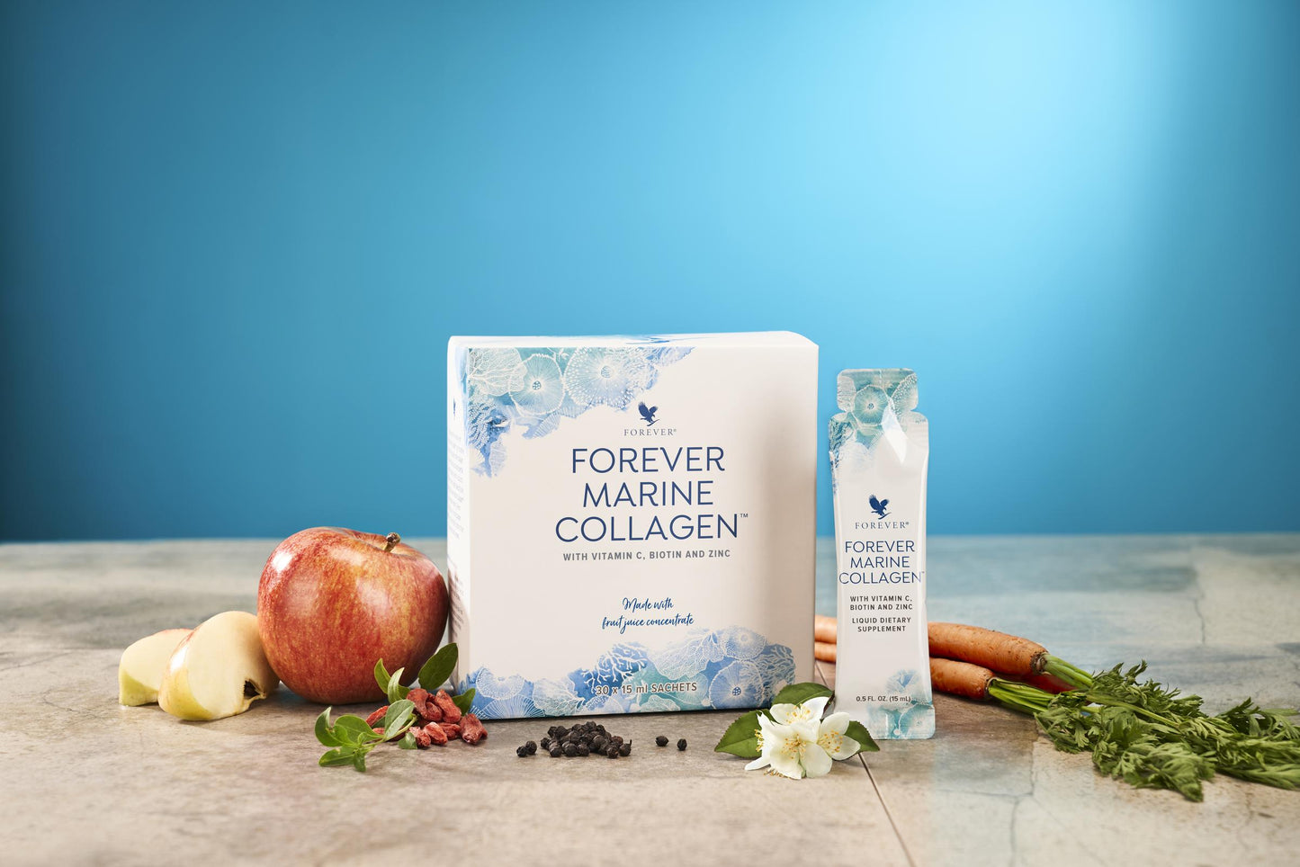 Forever Collagen mit 3g Marine Kollagen, für die Schönheit von innen